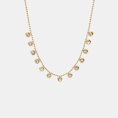 Zircon 18K Gold-Plated NecklaceNecklaceBeach Rose Co.