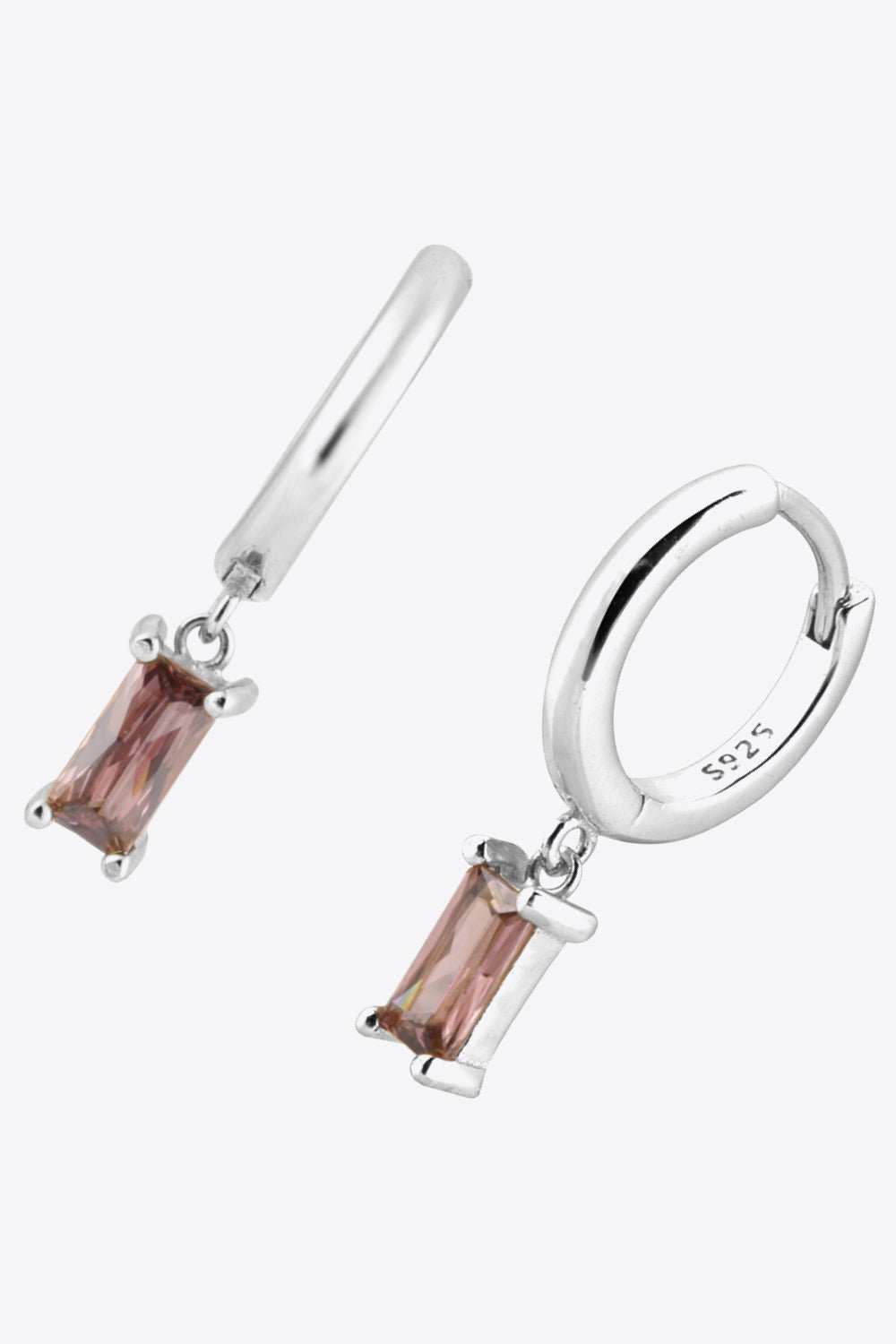 Zircon Huggie Drop EarringsEarringsBeach Rose Co.