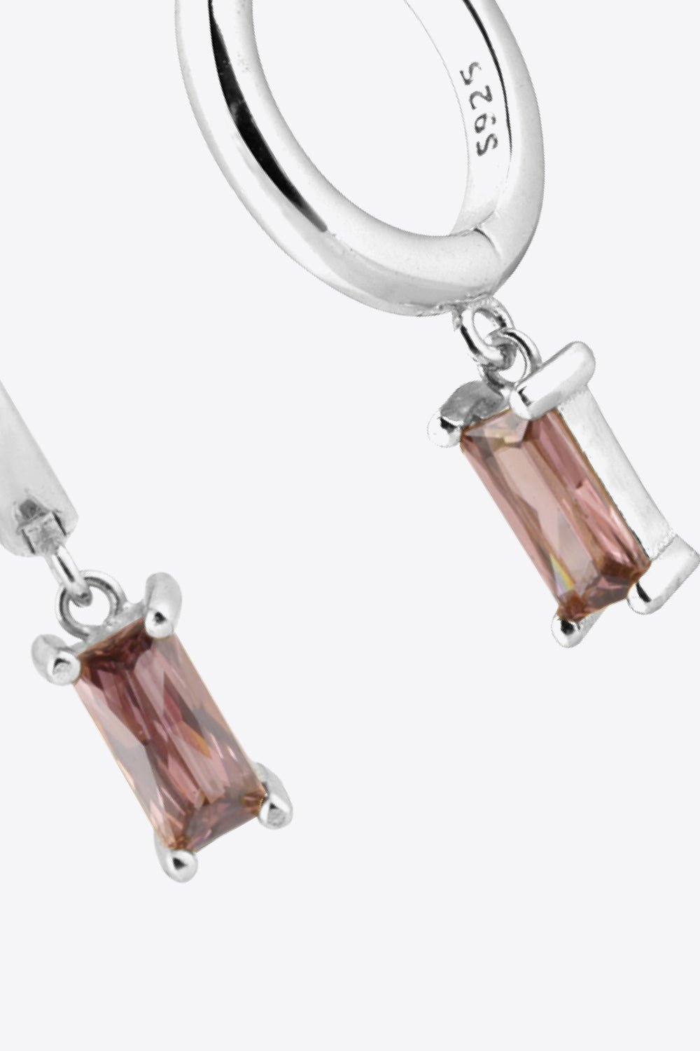 Zircon Huggie Drop EarringsEarringsBeach Rose Co.