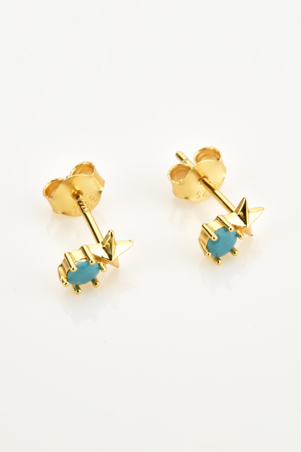 Zircon Star Stud EarringsEarringsBeach Rose Co.